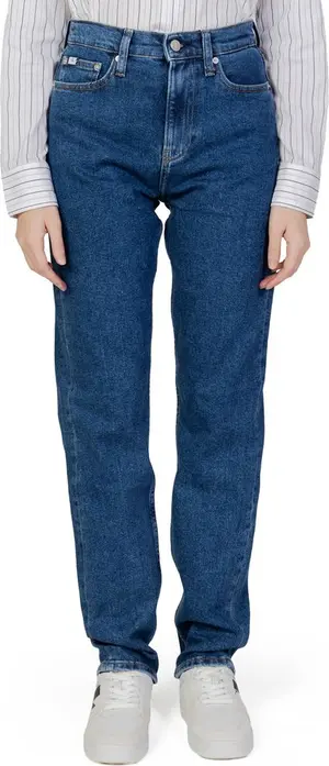 Blue Cotton Slim Fit Jean