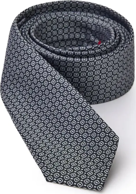 Gray Silk Tie