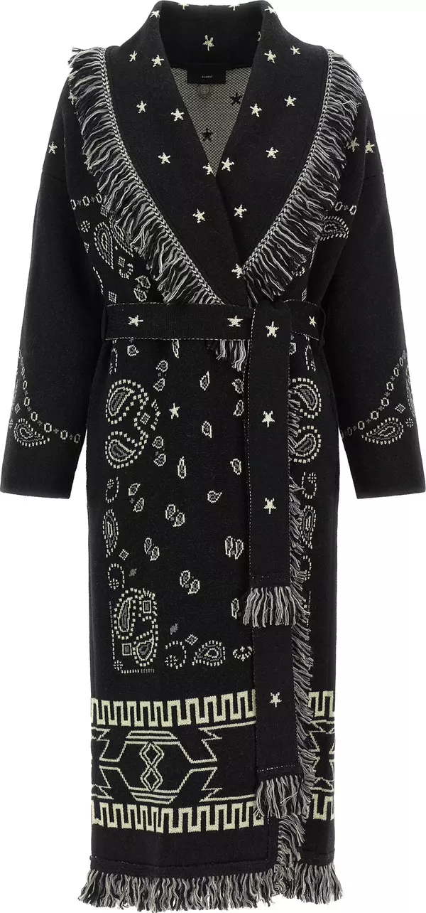 Black Virgin Wool Coat