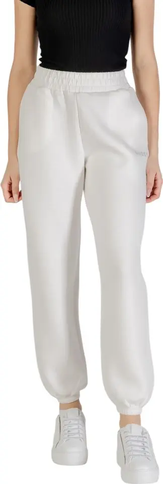 Cream Viscose Joggers (Workout Pants)