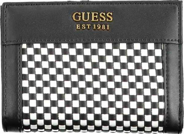 Black Polyurethane Women Wallet