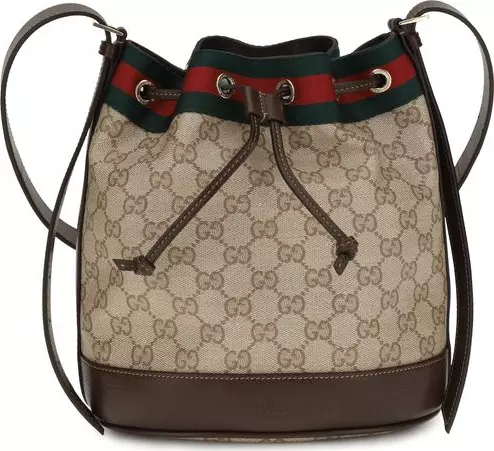 Beige Fabric Handbag