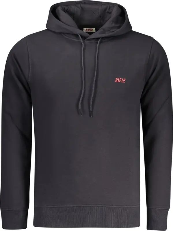 Blue Cotton Men's Hoodie