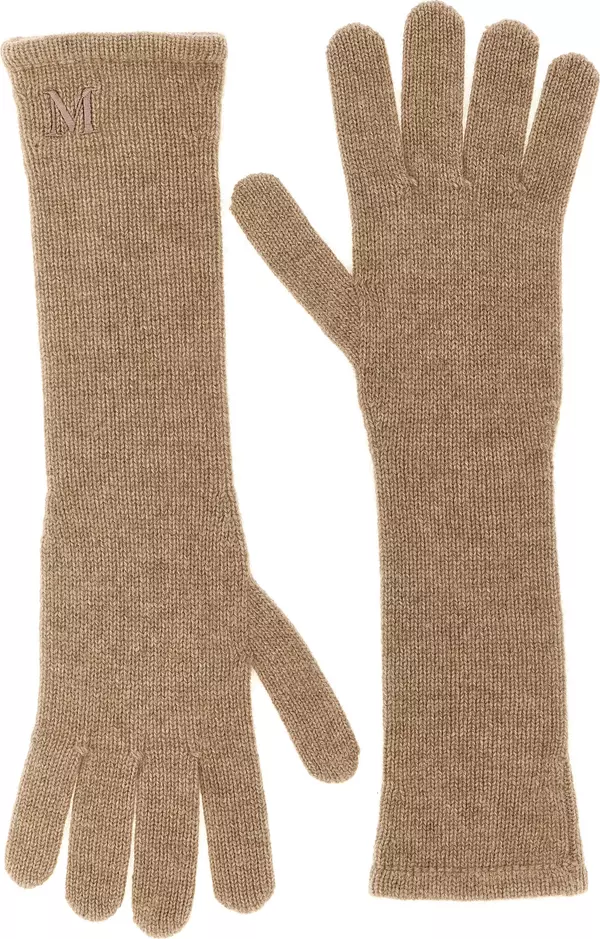 Beige Cashmere Gloves
