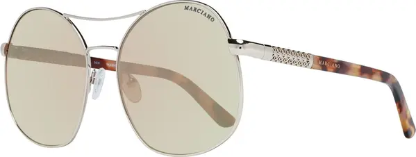 Rose Gold Metal Sunglasses
