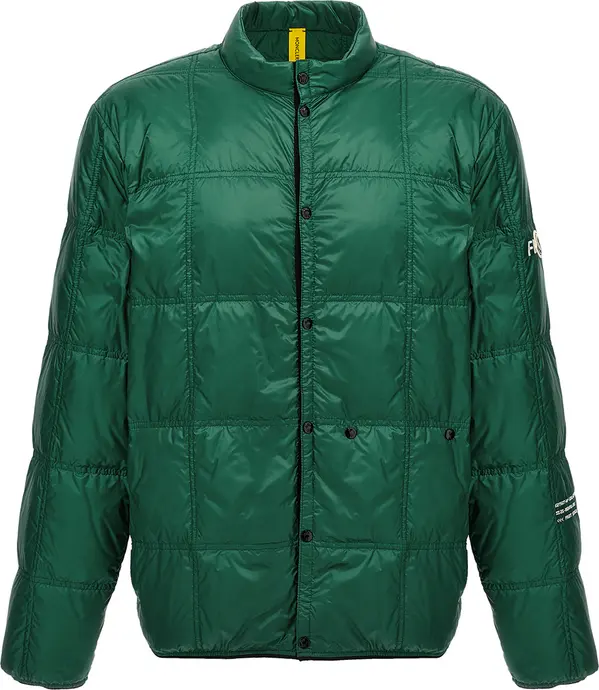 Bicolor Polyamide Full-Length Jacket