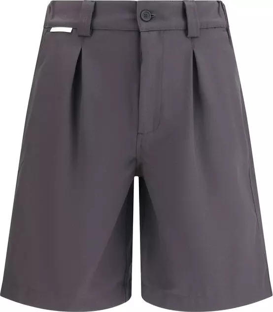 Gray Cotton Bermuda Shorts