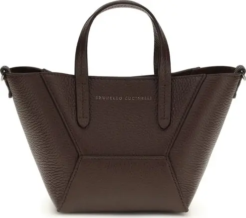 Bordeaux Calf Leather Bos Taurus Shoulder Bag