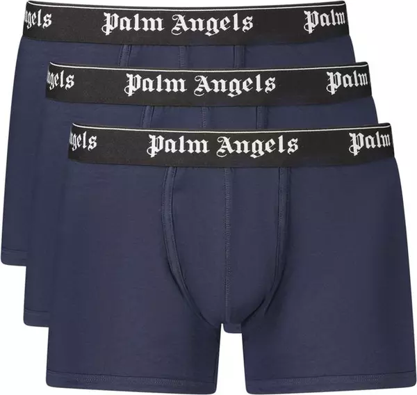 Blue Cotton Men's Boxer
