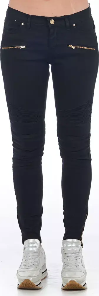 Black Cotton Women Jeans
