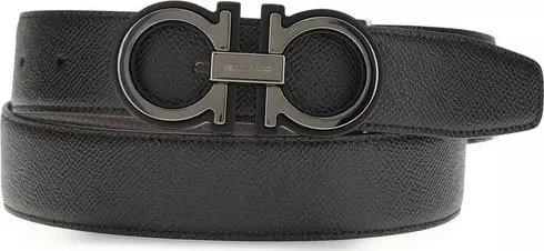 Black Calf Leather Bos Taurus Regular Belt