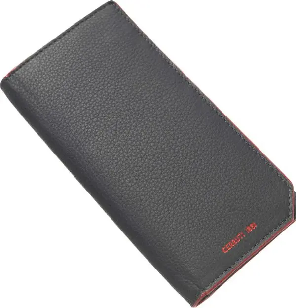 Blue Calfskin Men Wallet