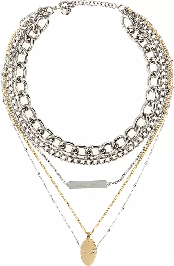 Silver Brass Necklace