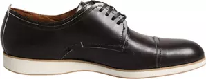 Dark Brown Leather Derby Lace Up Dress Formal Shoes