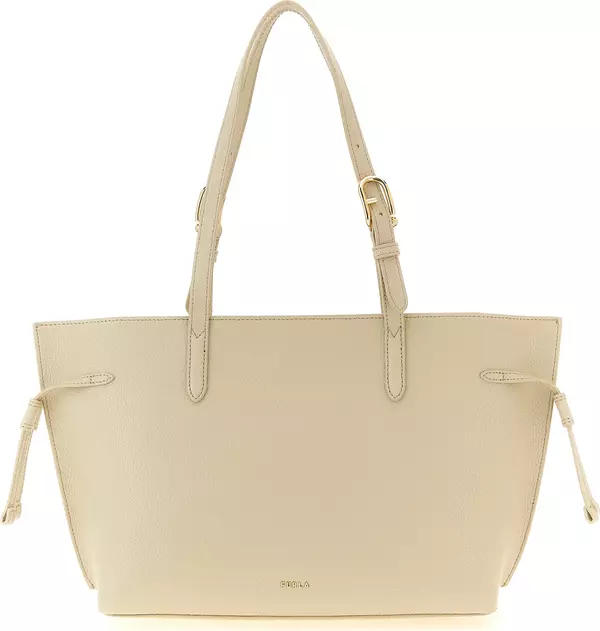White Calfskin Tote Bag