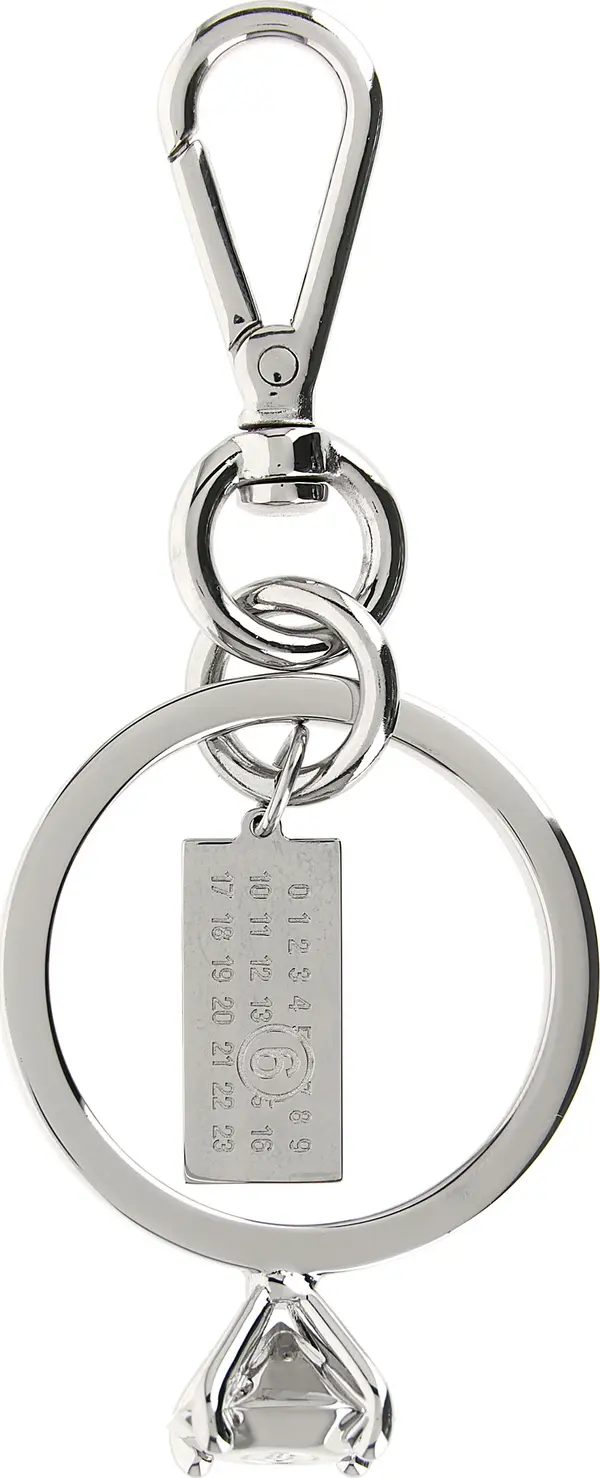 Silver Brass Keychain