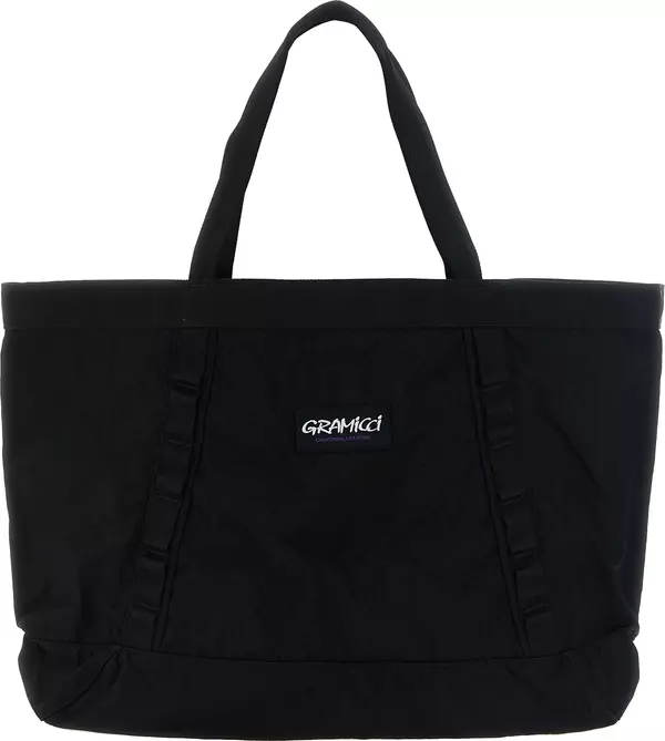 Black Nylon Tote Bag