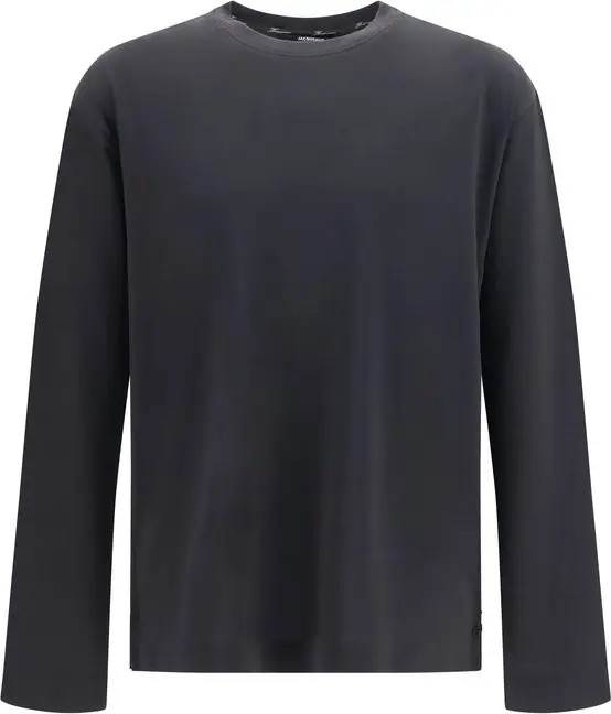 Black Paper Long Sleeve T-Shirt