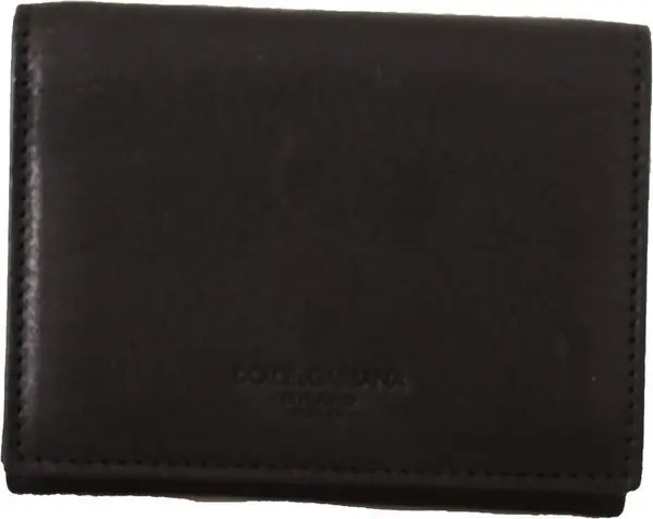 Black Leather Trifold Purse Belt Multi Kit Wallet