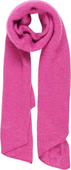 Pink Recycled Polyester Scarf