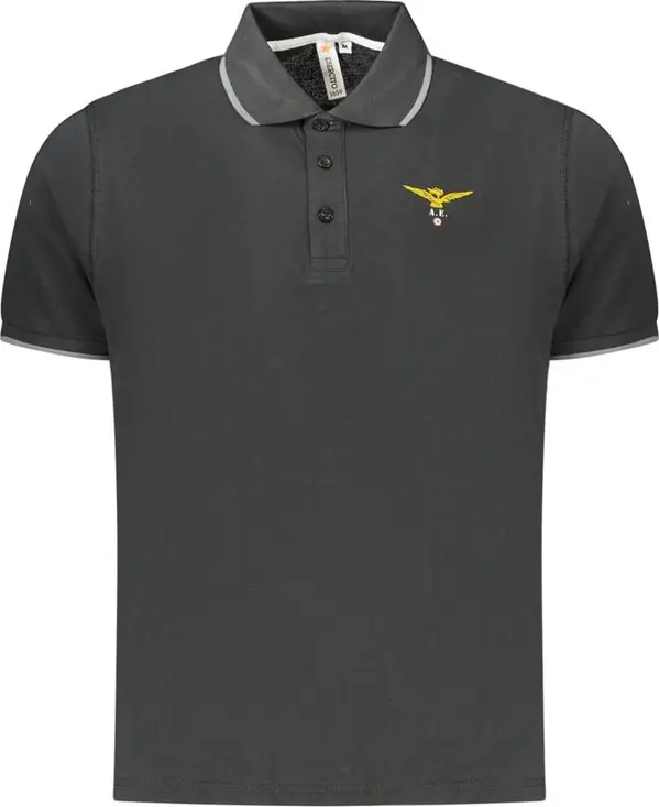 Nero Cotton Men Polo