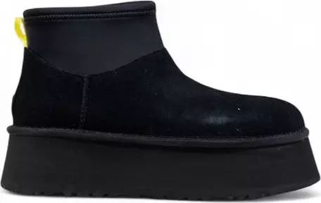 Black Suede Leather Ankle Boots