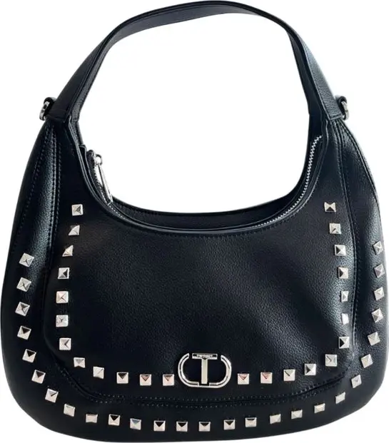 Black PU Women Shoulder Bag