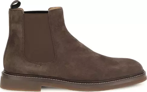 Brown Calf Leather Bos Taurus Chelsea Boots