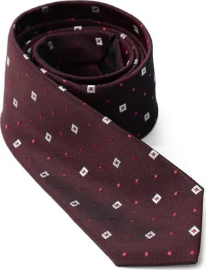 Bordeaux Silk Ties &amp; Bowty