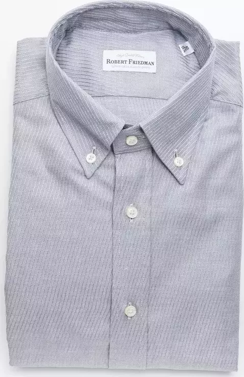 Beige Cotton Men Shirt