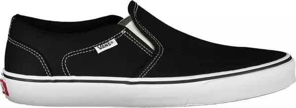 Black Polyester Men Sneaker