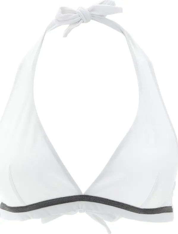 White Polyamide Bikini