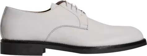White Leather Men Shoe