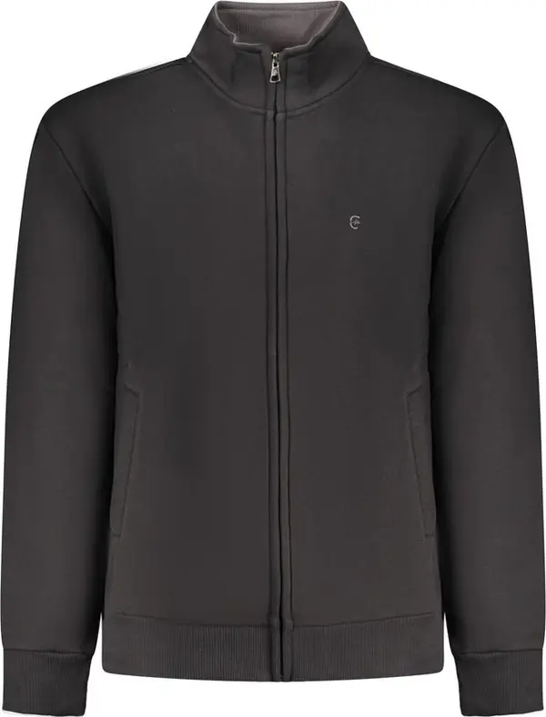 Black Cotton Men's Sweatshirt