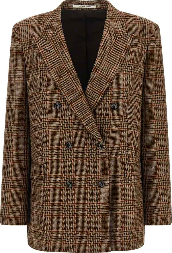 Brown Virgin Wool Blazer