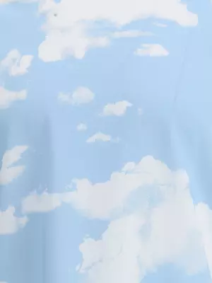 T-shirt with cloud print