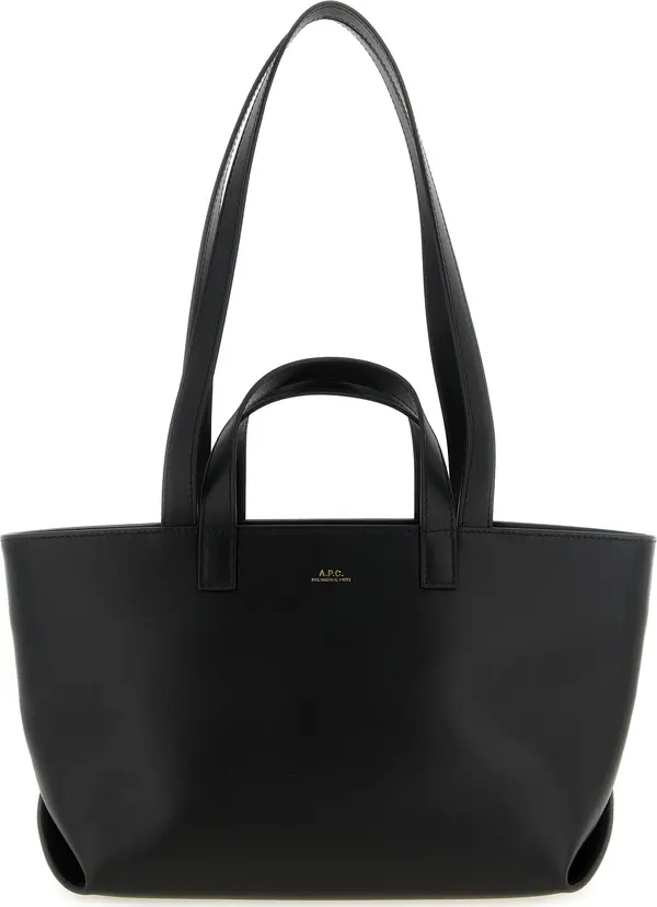 Black Cowhide Tote Bag