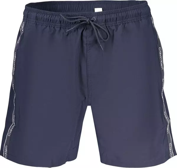 Blue Polyester Men's Swim Shorts