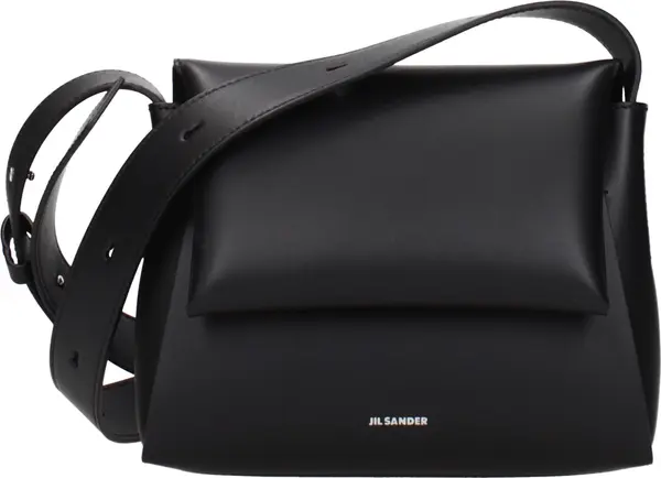 Black Leather Crossbody Bag