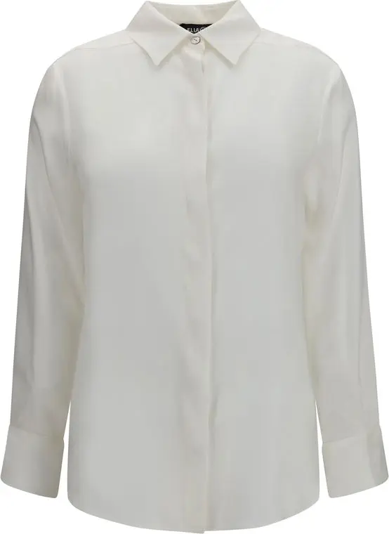 White Silk Dress Shirt