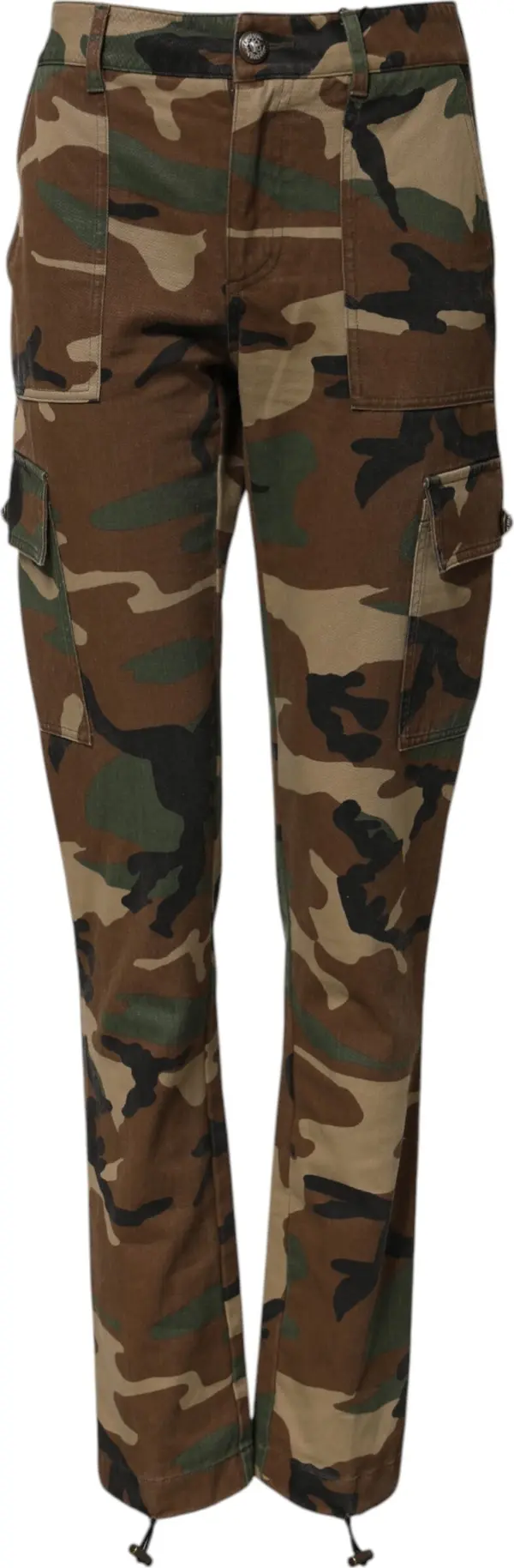 Multicolor Camouflage Cargo Pants