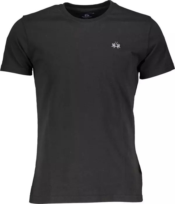 Black Cotton Men's T-Shirt