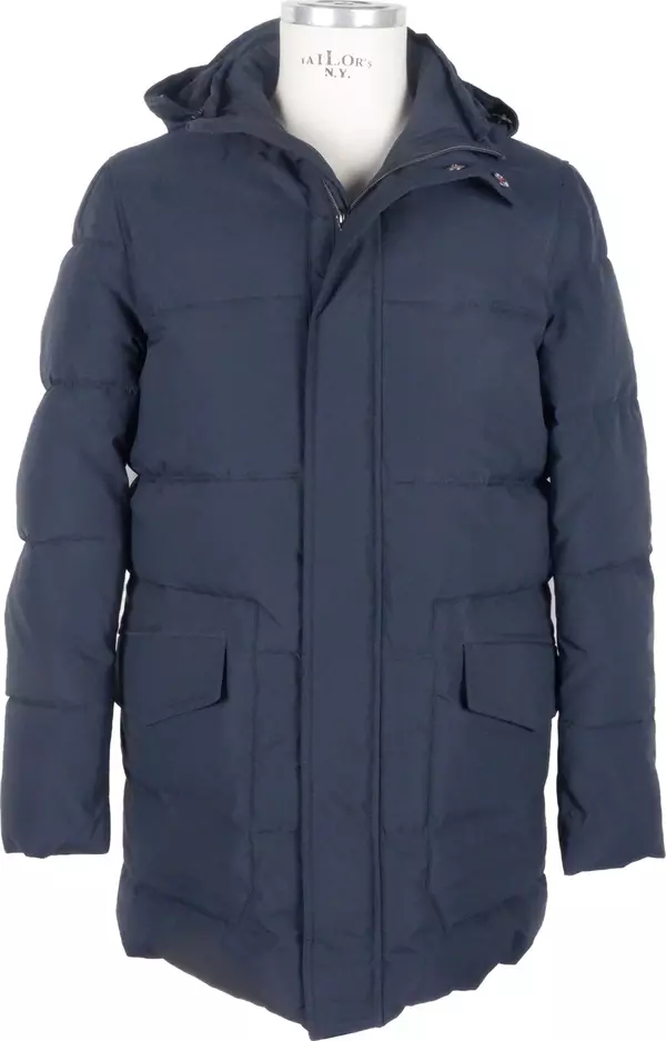 Blue Polyester Jacket