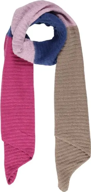 Blue Recycled Polyester Scarf