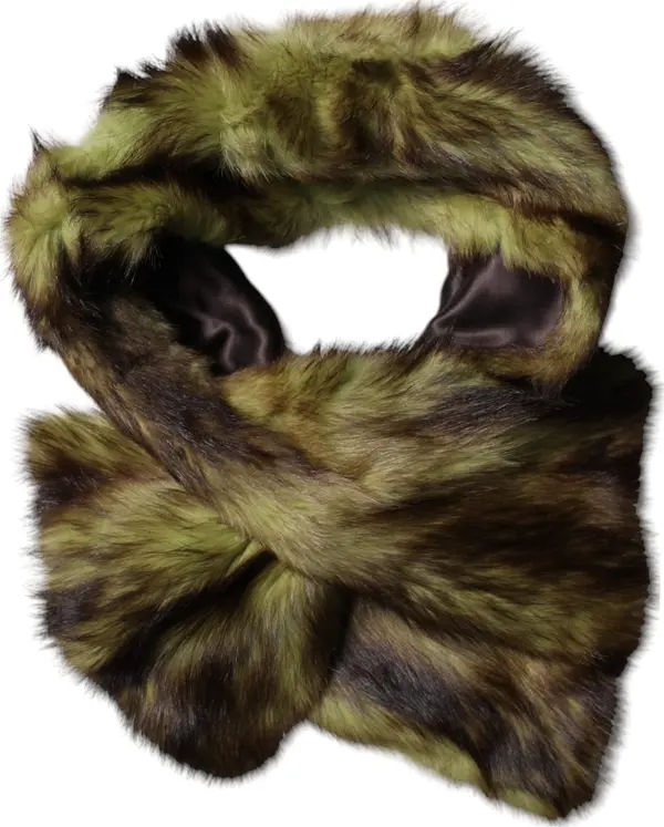 Multicolor Fur Shawl Neck Wrap Cover Collar Scarf