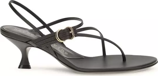 Brown Calf Leather Bos Taurus Stiletto Heel Sandals
