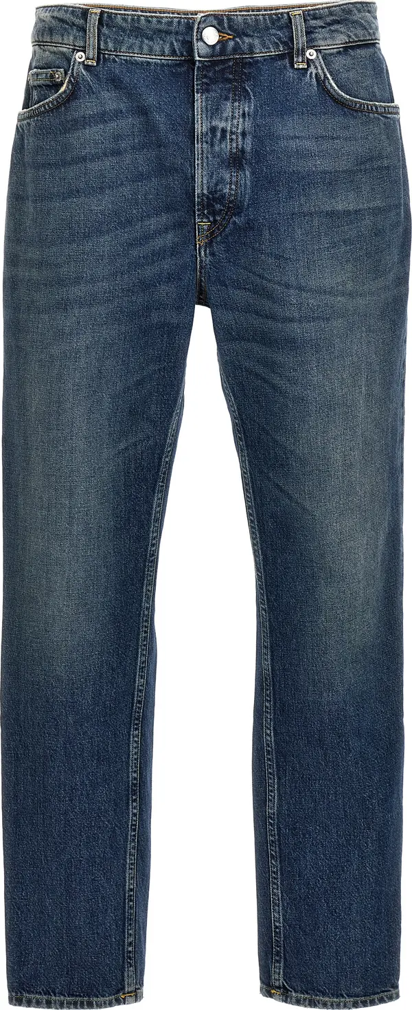 Blue Cotton Jeans Denim