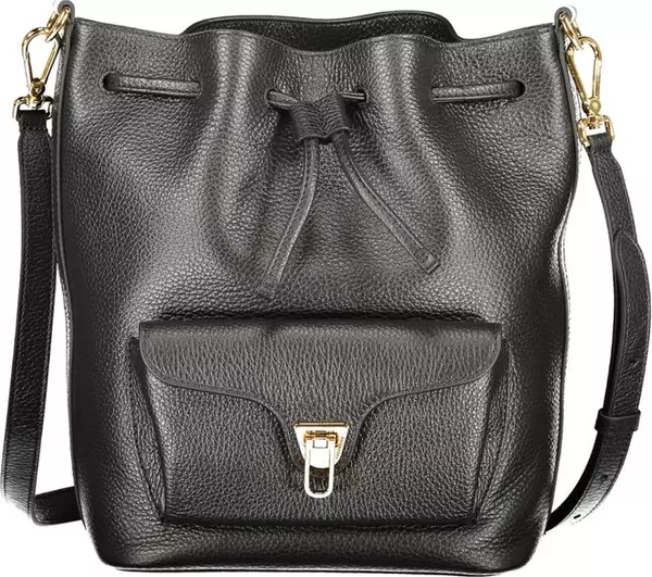 Black Leather Women Handbag