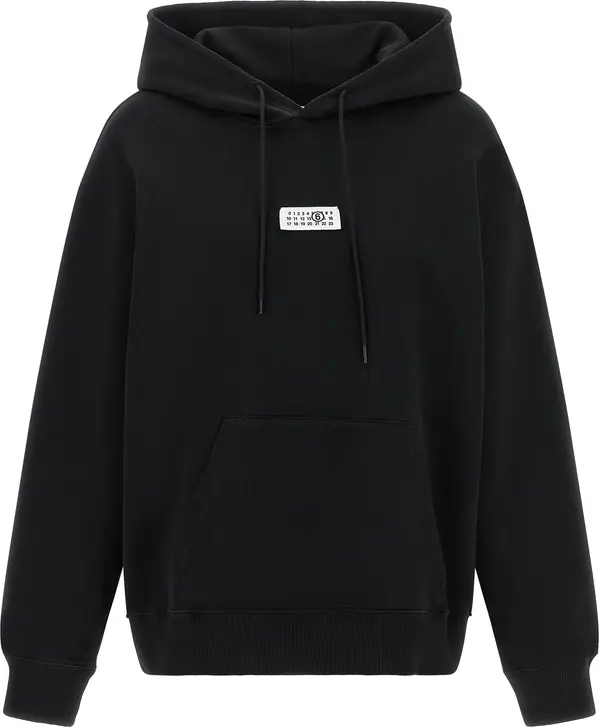 Black Cotton Sweatshirt
