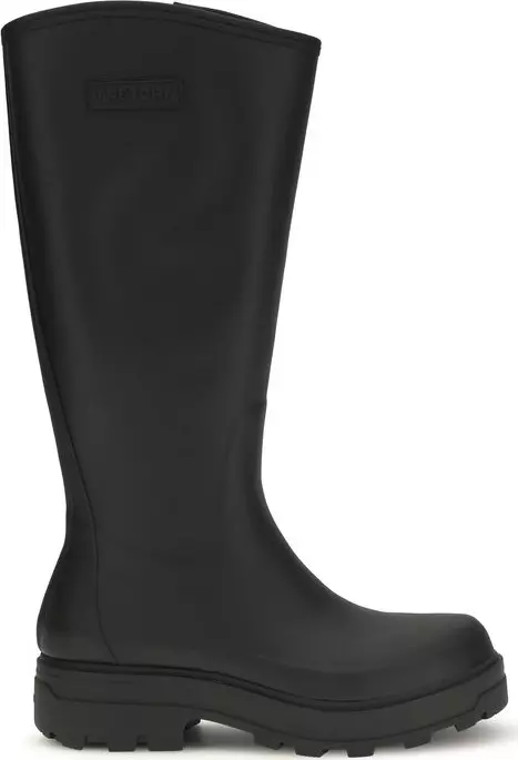 Black Rubber Rain Boots